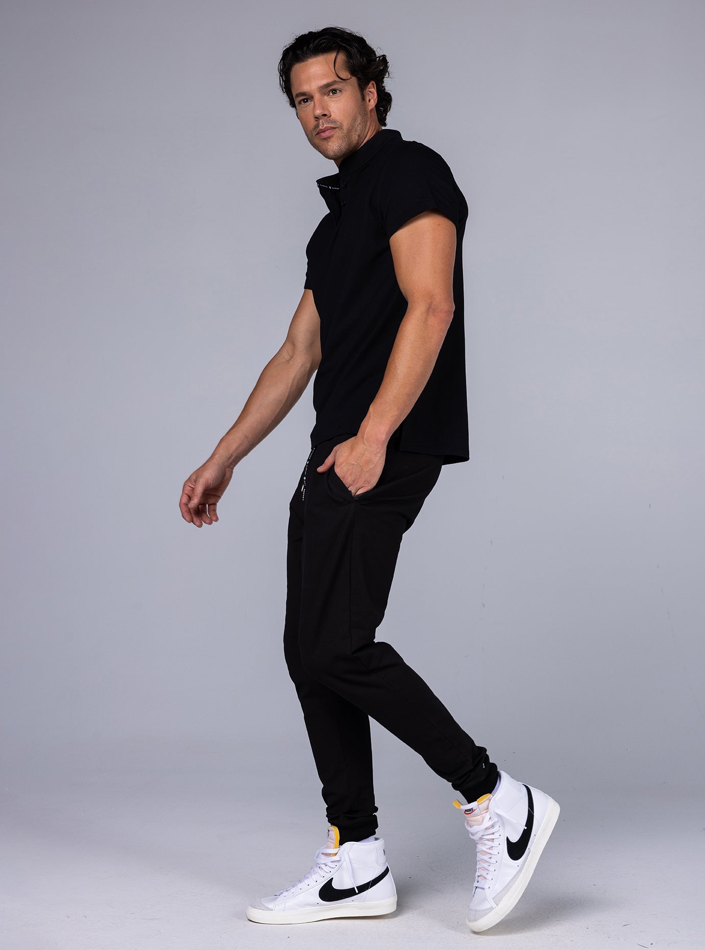 Allwear Bamboo Mandarin Polo