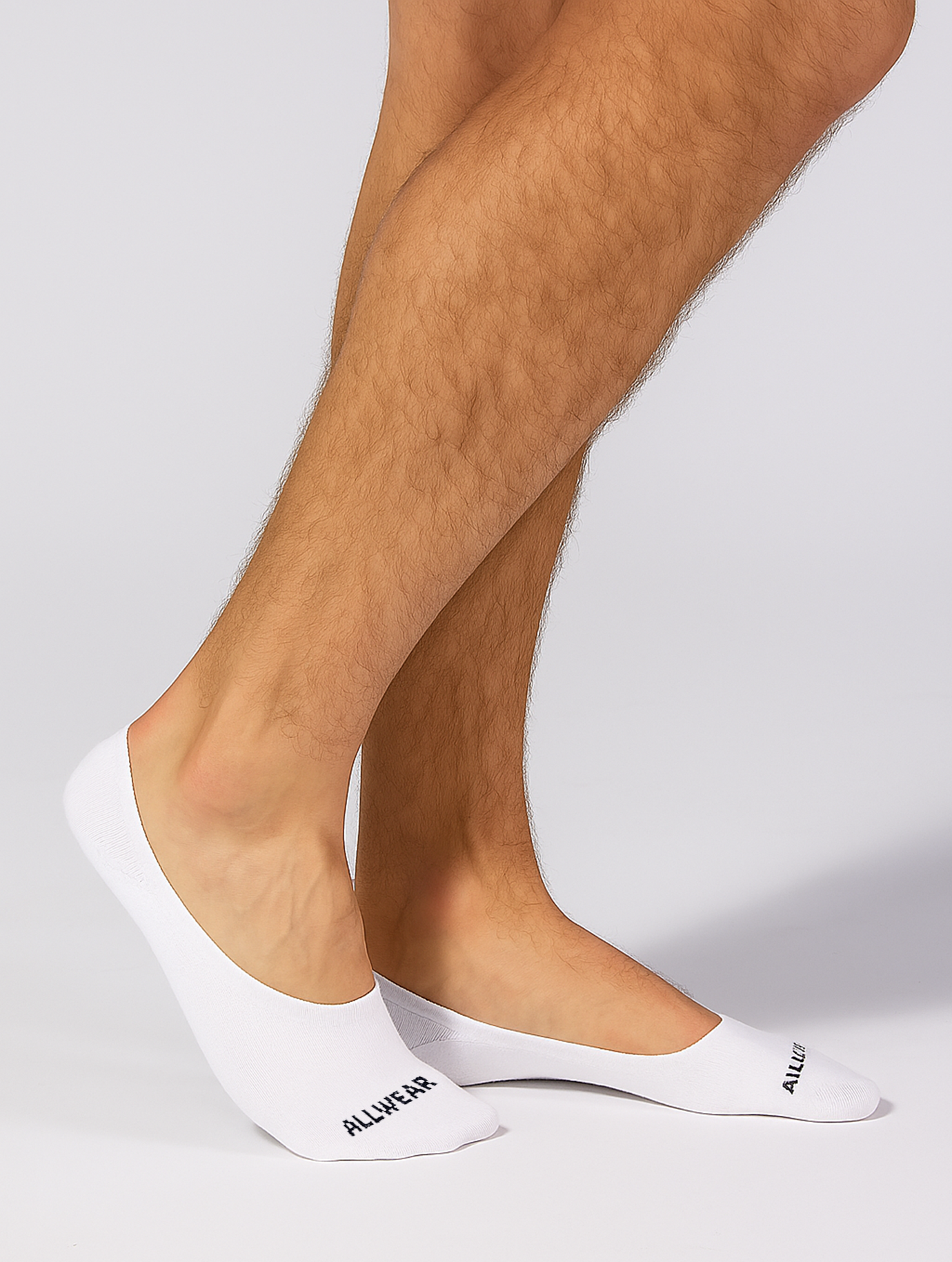 Allwear Organic No Show Socks 5 Pack Bundle