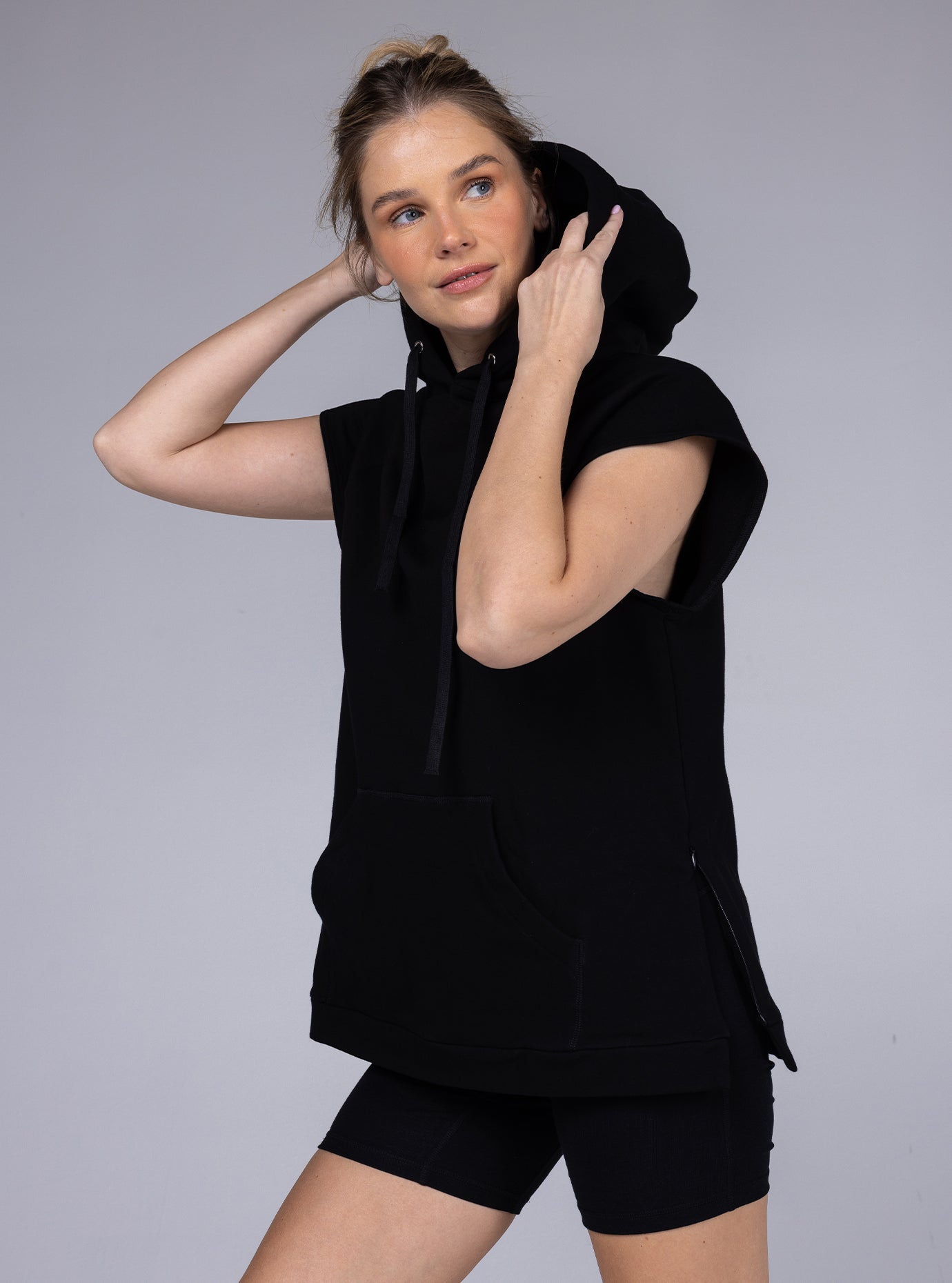 Allwear Organic Sleeveless Hoodie