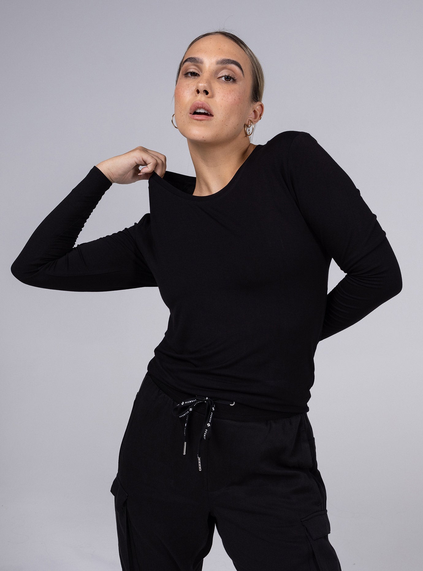 Allwear Tencel™ Lightweight Long Sleeve Tee