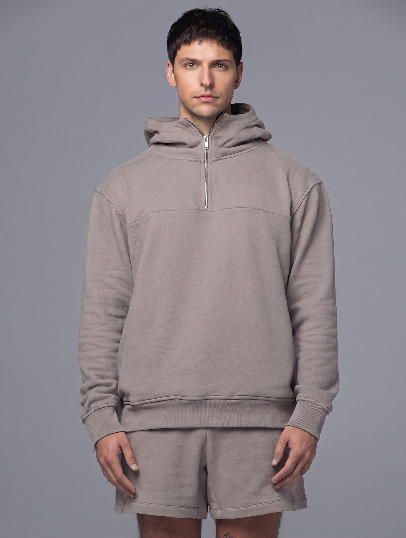 Allwear Organic Half-Zip Hoodie 2.0