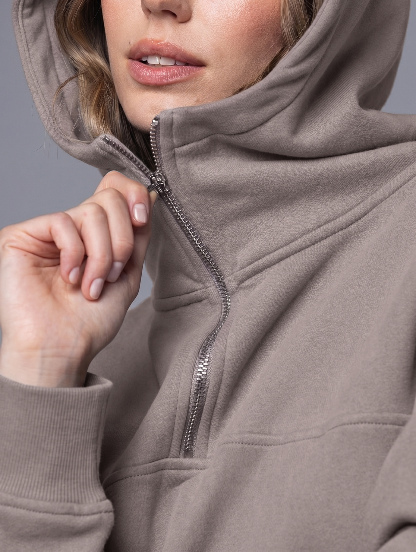 Allwear Organic Half-Zip Hoodie 2.0