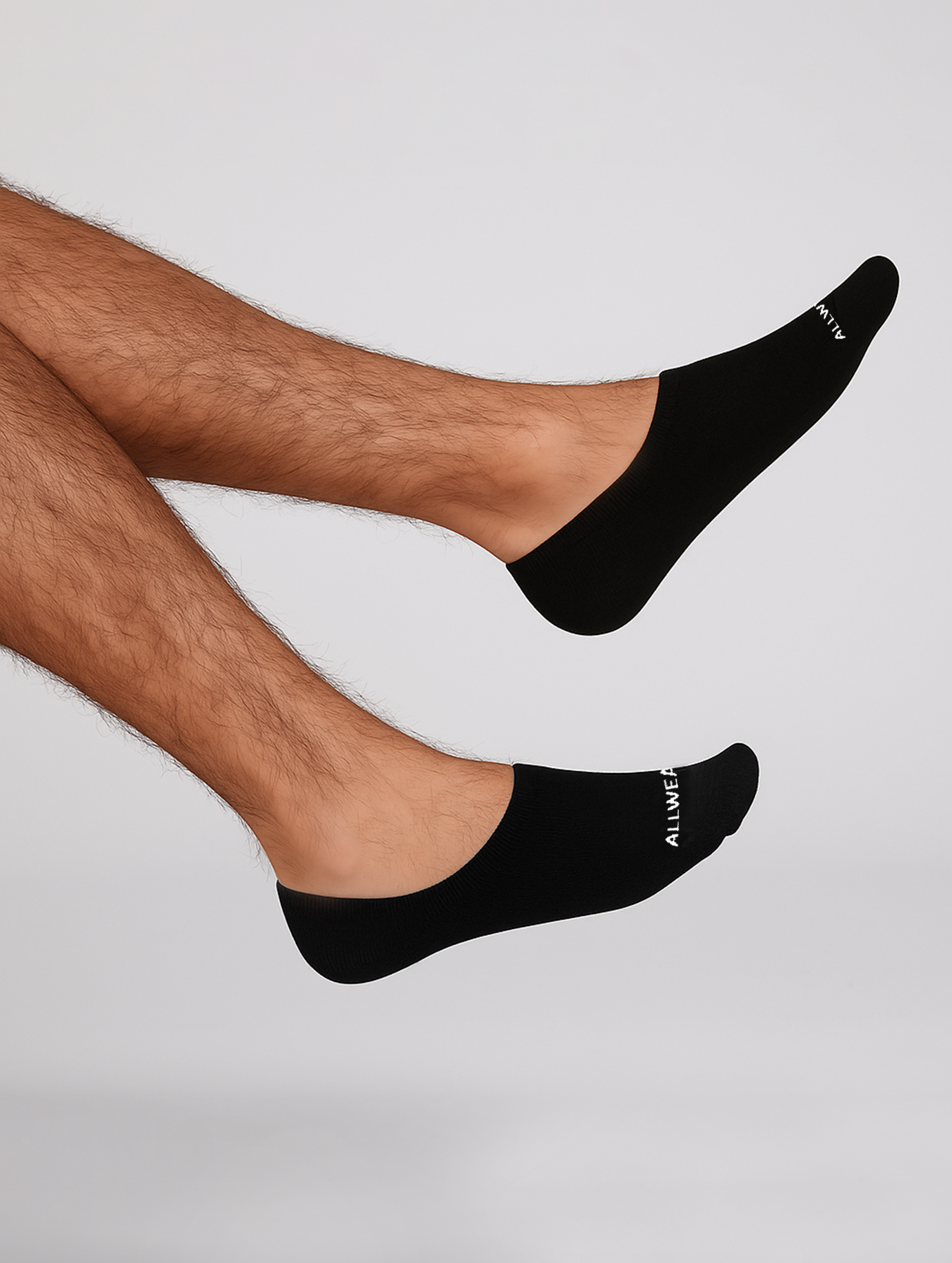 Allwear Organic No Show Socks 5 Pack Bundle
