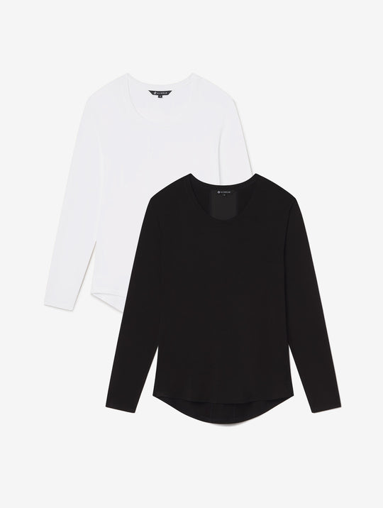 Allwear Tencel™ Scoop Neck Long Sleeve Tee Bundle
